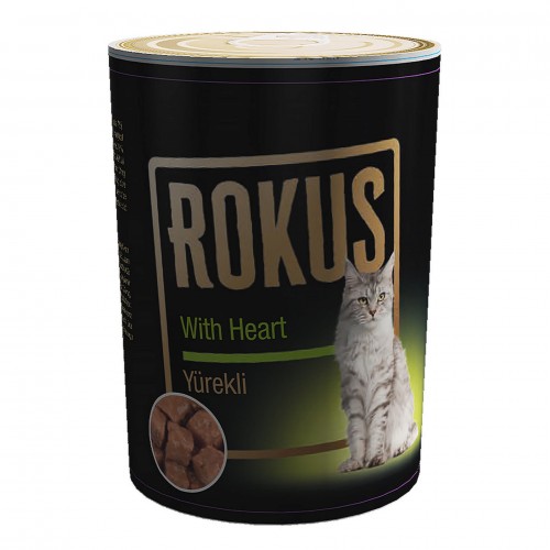 ROKUS YÜREKLI KEDI KONSERVESI 410G