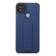 Newface Xiaomi Redmi 9C Kılıf Mega Standlı Silikon - Mavi