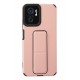 Newface Xiaomi Redmi Note 10S Kılıf Mega Standlı Silikon - Pudra