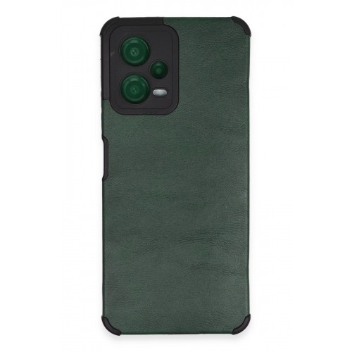 Newface Xiaomi Redmi Note 12 5G Kılıf Loop Deri Silikon - Yeşil
