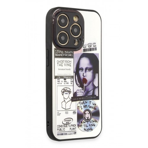 Newface iPhone 14 Pro Kılıf Mirror Desenli Kapak - Mirror - 2