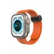 Newface Apple Watch Ultra 49mm KR412 Elegance Stylısh Kordon - Turuncu