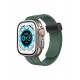Newface Apple Watch Ultra 49mm KR412 Elegance Stylısh Kordon - Koyu Yeşil