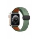 Newface Apple Watch 42mm KR414 Daks Deri Kordon - Koyu Yeşil