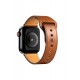 Newface Apple Watch 41mm KR415 Luaz Deri Kordon - Kahverengi