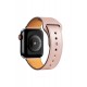 Newface Apple Watch 45mm KR415 Luaz Deri Kordon - Pembe