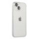 Newface iPhone 14 Kılıf Luko Lens Silikon - Gümüş