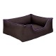 Pet Comfort Alpha  Köpek Yatağı Kahverengi w Mor Biye M 80x65cm