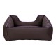 Pet Comfort Alpha  Köpek Yatağı Kahverengi w Mor Biye M 80x65cm