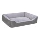 Pet Comfort Bravo Duo  Köpek Yatağı Gri/Gri Peluş L 90x70cm