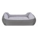 Pet Comfort Bravo Duo  Köpek Yatağı Gri/Gri Peluş L 90x70cm
