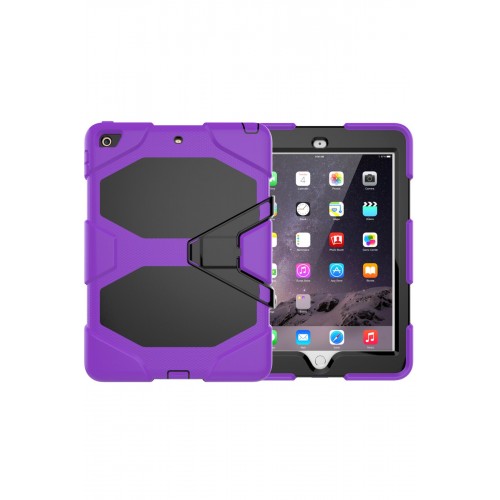 Newface iPad Air 2 9.7 Kılıf Griffin Tablet Kapak - Mor