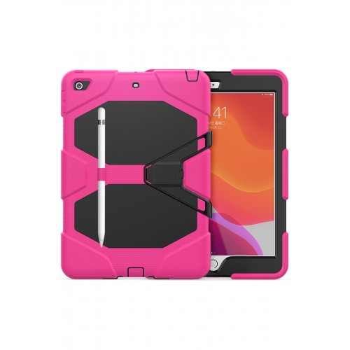 Newface iPad 10.2 (8.nesil) Kılıf Griffin Tablet Kapak - Pembe