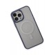 Newface iPhone 15 Pro Max Kılıf Room Magneticsafe Silikon - Sierra Blue