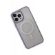 Newface iPhone 15 Pro Max Kılıf Room Magneticsafe Silikon - Lila