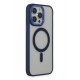 Newface iPhone 15 Pro Max Kılıf Room Magneticsafe Silikon - Lacivert