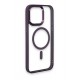 Newface iPhone 15 Pro Max Kılıf Room Magneticsafe Silikon - Derin Mor