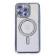 Newface iPhone 15 Pro Kılıf Joke Simli Magneticsafe Kılıf - Mavi