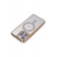 Newface iPhone 15 Pro Max Kılıf Joke Simli Magneticsafe Kılıf - Gold