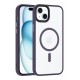 Newface iPhone 15 Kılıf Trex Magneticsafe Kapak - Derin Mor