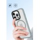Newface iPhone 15 Kılıf Trex Magneticsafe Kapak - Derin Mor