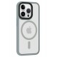 Newface iPhone 15 Pro Kılıf Trex Magneticsafe Kapak - Gri