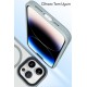 Newface iPhone 15 Pro Kılıf Trex Magneticsafe Kapak - Gri