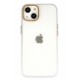 Newface iPhone 15 Kılıf Modos Metal Kapak - Şeffaf