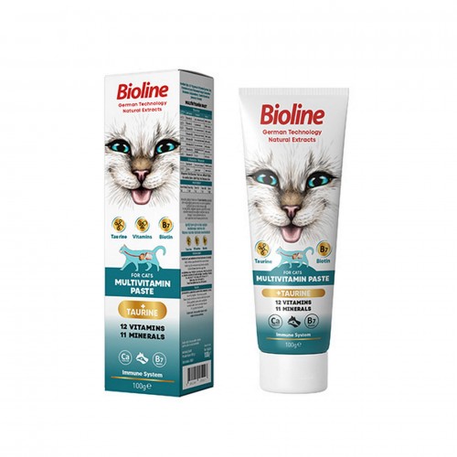 BIOLINE MULTIVITAMIN PASTE CAT 100 GR X 2 ADET