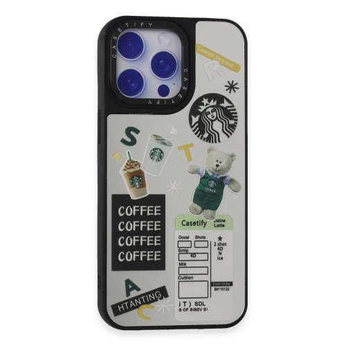 Newface iPhone 15 Pro Kılıf Mirror Desenli Kapak - Mirror - 17
