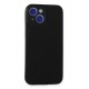 Newface iPhone 15 Kılıf Loop Deri Silikon - Siyah