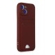Newface iPhone 15 Kılıf Kelvin Kartvizitli Silikon - Bordo