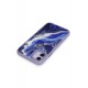 Newface iPhone 12 Kılıf Moda Simli Kapak - Mavi