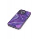 Newface iPhone 12 Pro Kılıf Moda Simli Kapak - Derin Mor