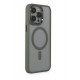 Newface iPhone 15 Pro Max Kılıf Room Magneticsafe Silikon - Gri