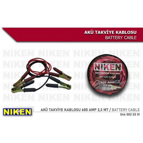 AKÜ TAKVİYE KABLOSU 600 AMP 2.3 MT