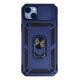Newface iPhone 14 Plus Kılıf Pars Lens Yüzüklü Silikon - Lacivert