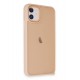 Newface iPhone 11 Kılıf Elegant Kapak - Pudra
