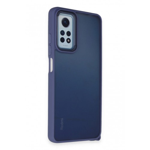 Newface Xiaomi Redmi Note 12 Pro 4G Kılıf Elegant Kapak - Açık Mavi