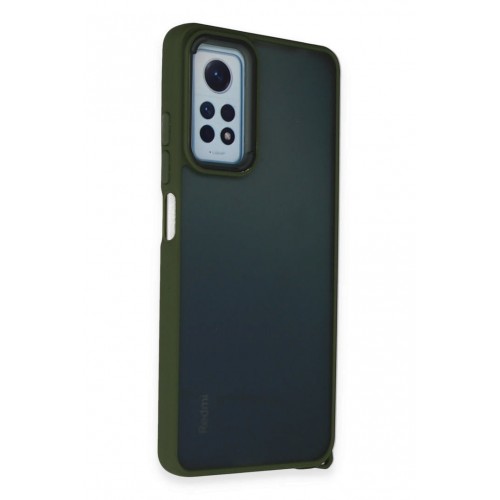 Newface Xiaomi Redmi Note 12 Pro 4G Kılıf Elegant Kapak - Yeşil
