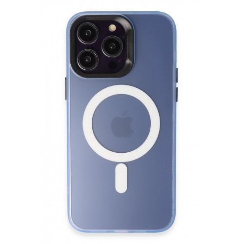 Joko iPhone 14 Pro Max Kılıf Mateks Magsafe Kapak - Sierra Blue