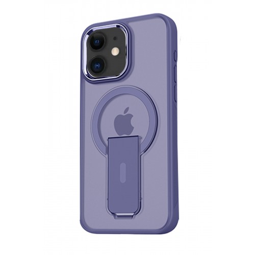 Joko iPhone 11 Tork Magsafe Standlı Kapak - Derin Mor