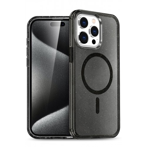 Newface iPhone 14 Pro Kılıf Glow Magsafe Kapak - Siyah