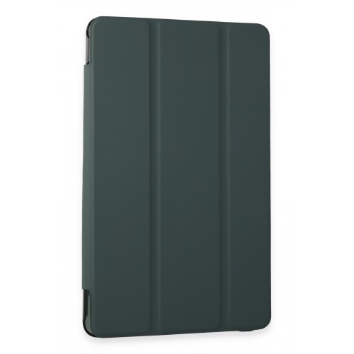 Newface Samsung Galaxy X610 Tab S9 FE Plus 12.4 Kılıf Tablet Smart Kılıf - Koyu Yeşil