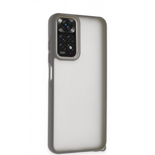 Newface Xiaomi Redmi Note 11S Kılıf Elegant Kapak - Titan Gri