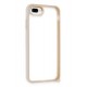 Newface iPhone 8 Kılıf Elegant Kapak - Pudra