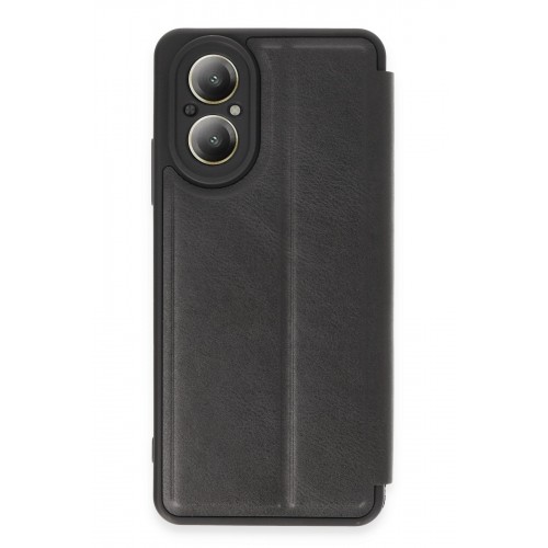 Newface Realme 12 Lite Kılıf Flip Cover - Siyah