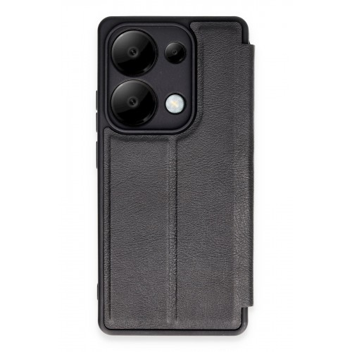 Newface Xiaomi Poco X6 Kılıf Flip Cover - Siyah
