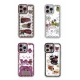 Newface iPhone 14 Pro Kılıf Sweet Desenli Silikon Kapak - Şeffaf