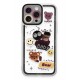 Newface iPhone 14 Pro Max Kılıf Sweet Desenli Silikon Kapak - Sarı